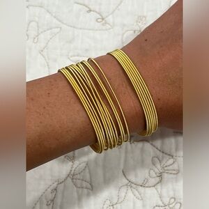 Gold Stretchy Bangles